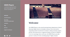 Desktop Screenshot of dmhsplayers.com